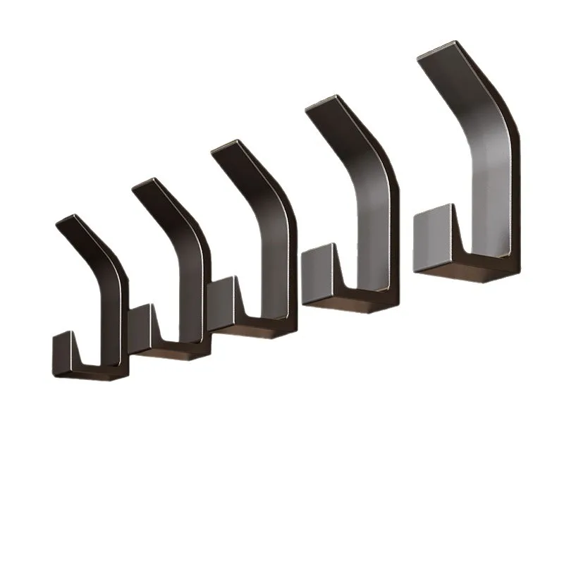 Kait Pakaian Kuat dengan Perekat ABS Tanpa Lubang untuk Dapur dan Kamar Mandi, Terpasang Mulus dari Dinding ke Dinding, Grosir