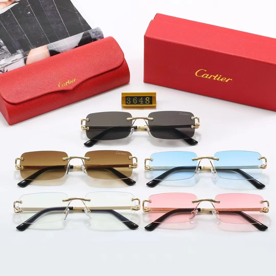 New Arrival Luxury 2024 Designer Cartie Sunglasses Women Men Square   H6e77dc24c80c4d2d9b9e4c22477b7cd1D 