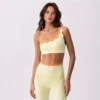 Reggiseno monospalla giallo chiaro