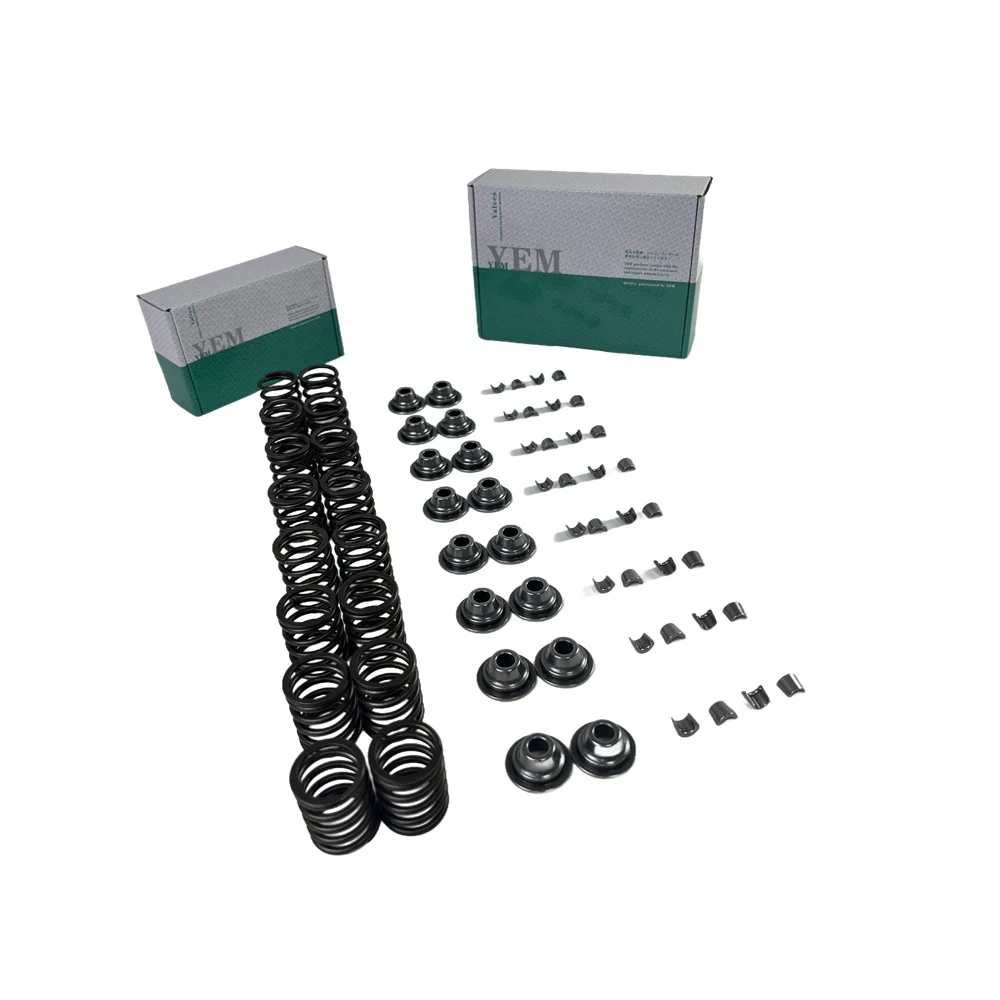 Repair Kit Valve Spring Kit Spring Seat & Retainer 4D31 for Mitsubishi Engine Replacement Parts