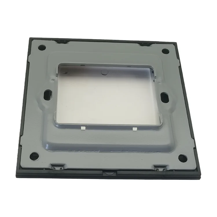 UK Standard Wall Socket Switch Panel Electrica Silver Color PC Material Standard Grounding for Home Products