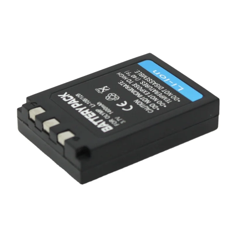 LI-10B 12B Li-ion Battery for Olympus LI-10B/12B C60 C70 SANYO DB-L10 Camera Battery Pack