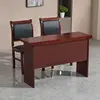 Mesa de chapa de madera de 1,2 m (MDF) con 2 sillas estándar