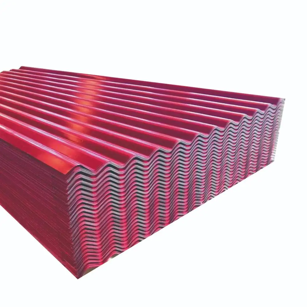 0.26mm    color prepainted corrugated steel roofing sheet  manufacturer  supply