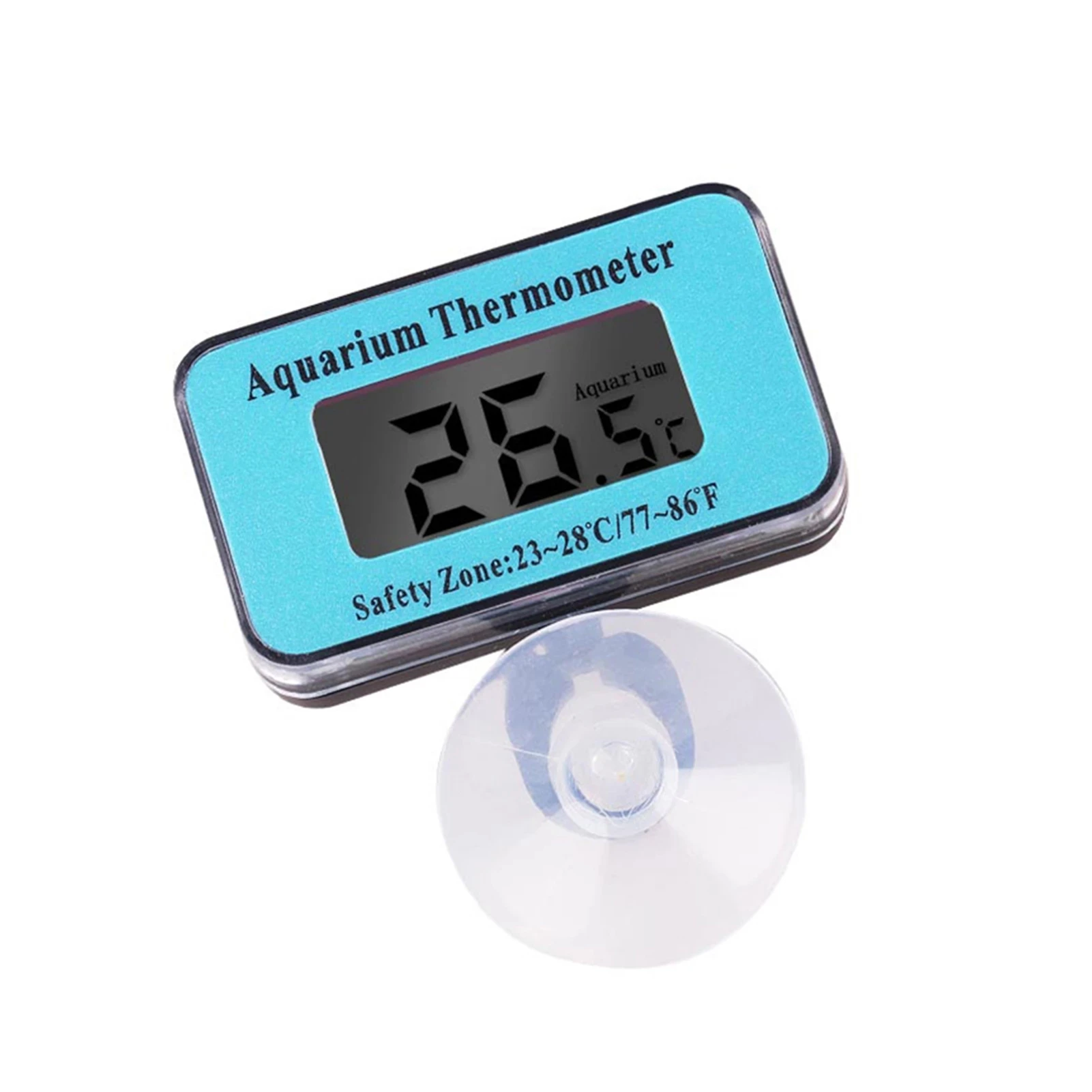 Digital Water Terrarium Temperature Digital Aquarium Thermometer Fish Tank  Boxed Yellow