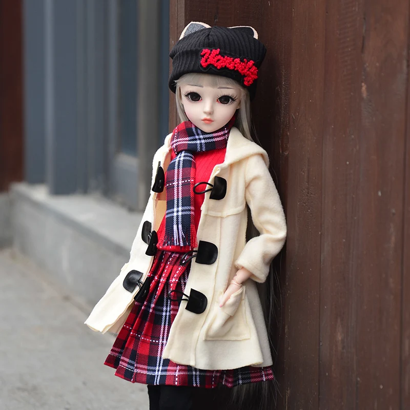 Кукла DORISDOLL со сменными термостойкими длинными прямыми вьющимися волосами, парики для шарнирной куклы 1/3, 60 см, кукла с прямыми вьющимися волосами, оптовая продажа