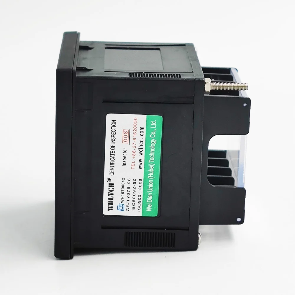 WDLYCH AC DC Analog Panel 72mm Inductive 0-60A Ammeter 60 Amp Meter for Marine Vessel Electrical Circuit