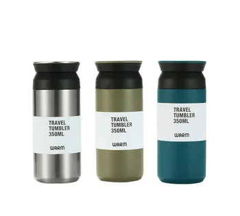 Kinto Travel Tumbler Japanese Style Mini Cute Thermos Bottle Vacuum Flask Thermal Coffee Mug With Handle Lid