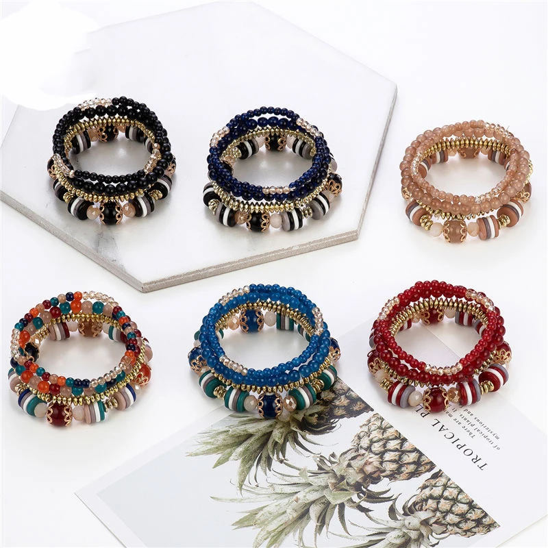 Fashion Women Men Lava Tigers Eye Gemstone Beaded Bracelet Party Jewelry Gifts 