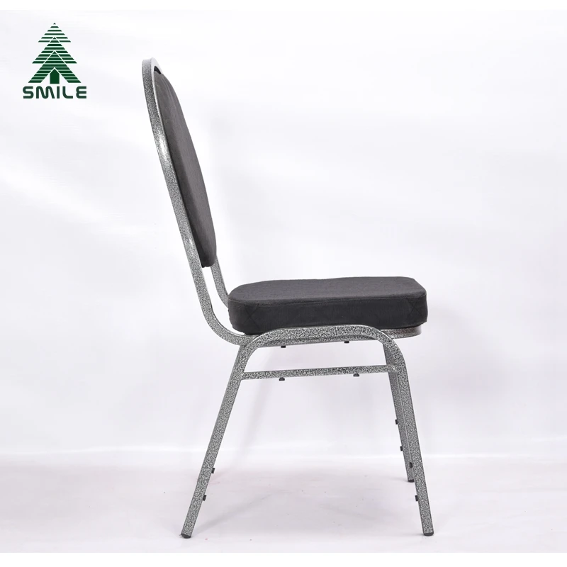 Free Sample Strong and Durable Metal Hotel Event Chairs Stackable Banquet Hall Chairs and Tables for Apartment Use on Sale
