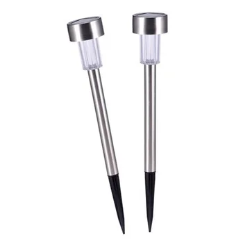 Outdoor Stainless Steel Solar Lawn Light Changing Garden Solar Power