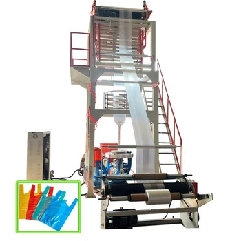 2024 Good Price  Plastic Nylon Film Blowing Machine For HDPE LDPE Shopping Bags