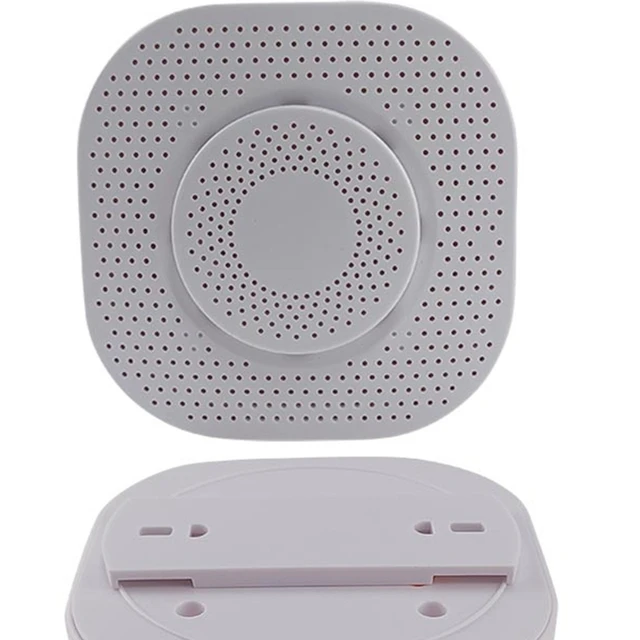 LK-S42 Temperature Humidity Sensor Box Household Gas Detection Sensor Enclosure ABS Plastic Smoke Alarm Plastic Case 89x89x30mm