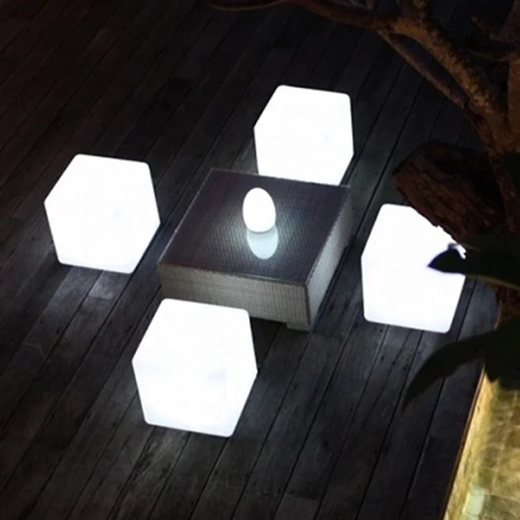 DMX Control Glowing Cubes Lighting Cube LED Furniture