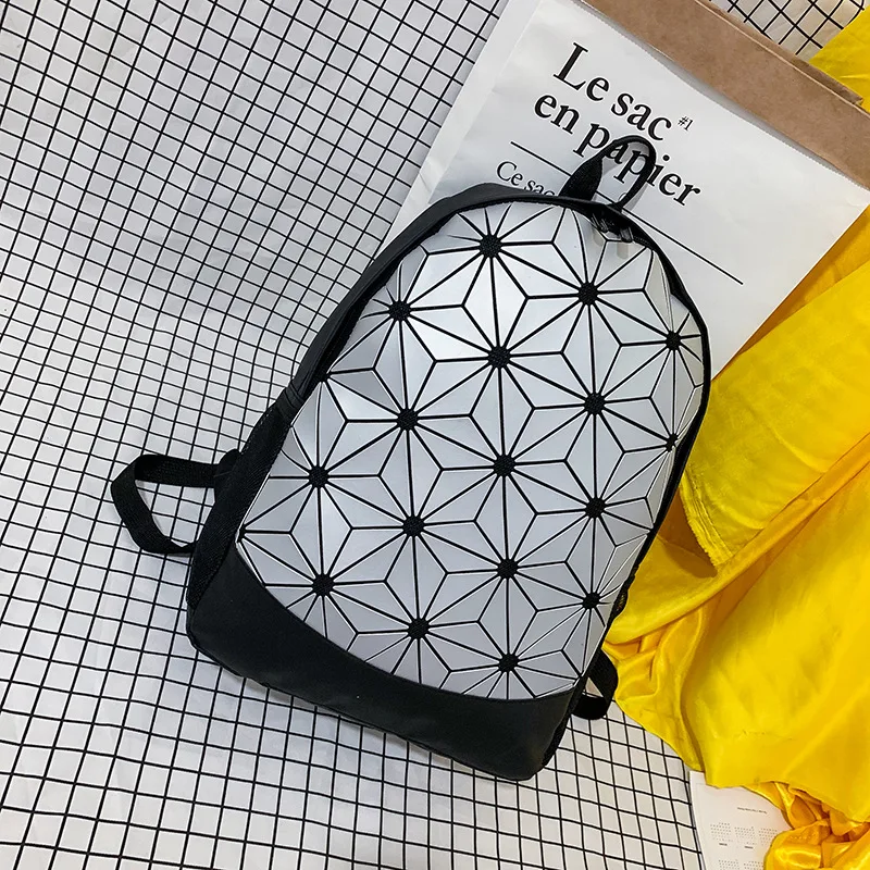 Silver geometric cheap figure bag