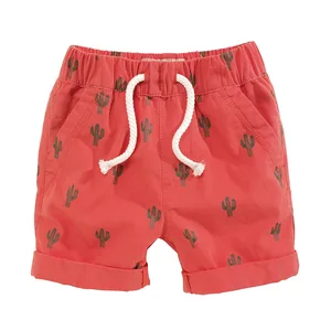 New European Style Boy's Beach Short Cotton Woven Pants Made In China