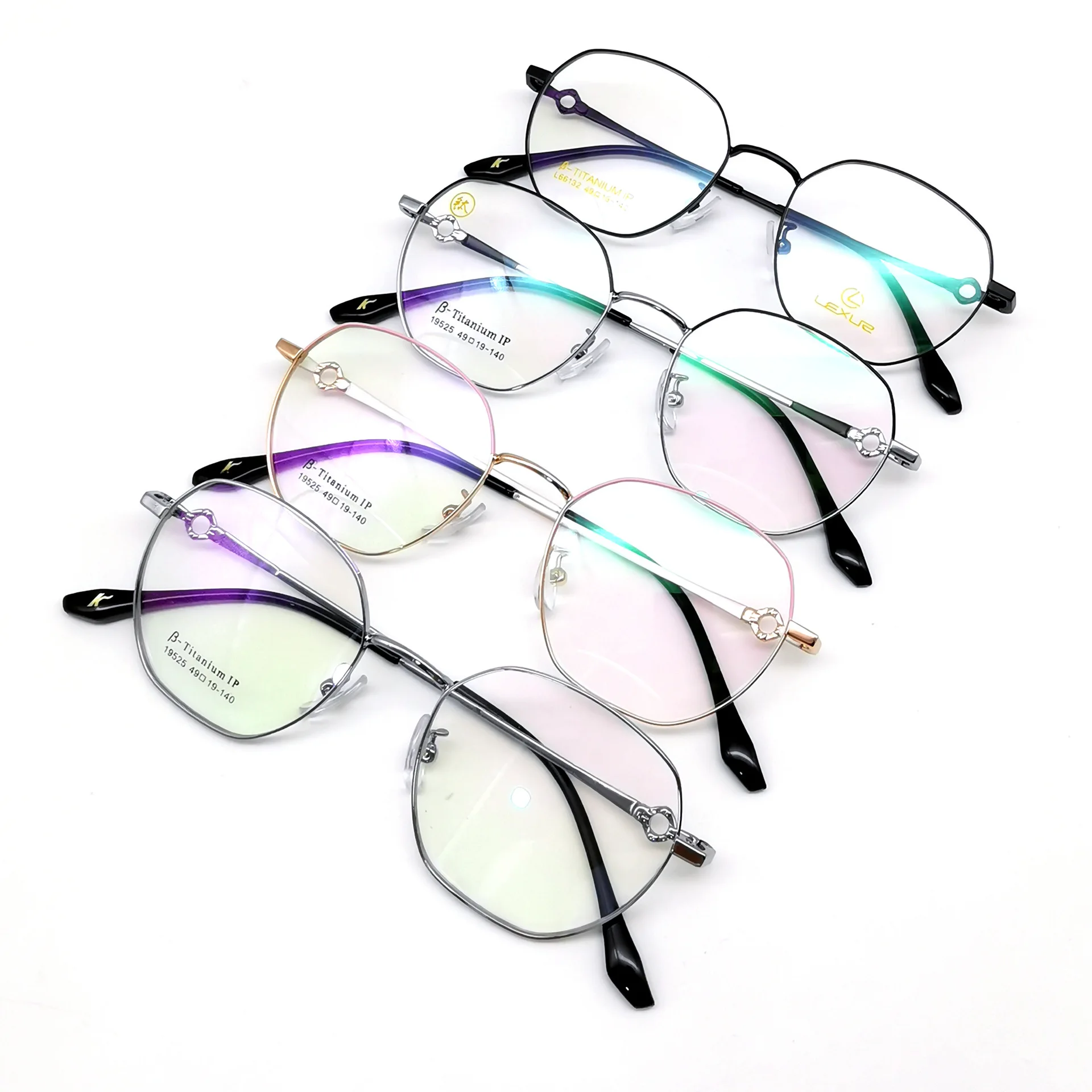 2022 Wholesale Titanium Eyewear Optical Eye Glasses Frames Spectacle  Eyeglasses Frames for Women Men