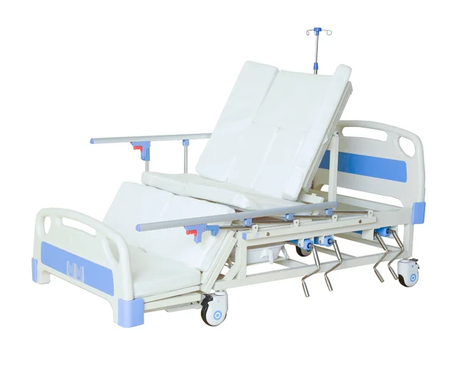 Hospital Bed With Turn Over And Setting Electric Physiotherapy Bed Lifting Mechanisms For Patient Nursing