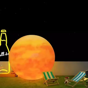 Hot Sale 3D Planet Lamp Portable LED Globe Lamp for Festival Decoration