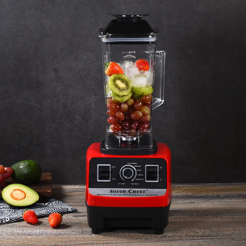 【美品】Silver crest 業務用ミキサー ブレンダー SC-1589 New Silver Crest SC-1589 Red 4500W Multifunction Blender