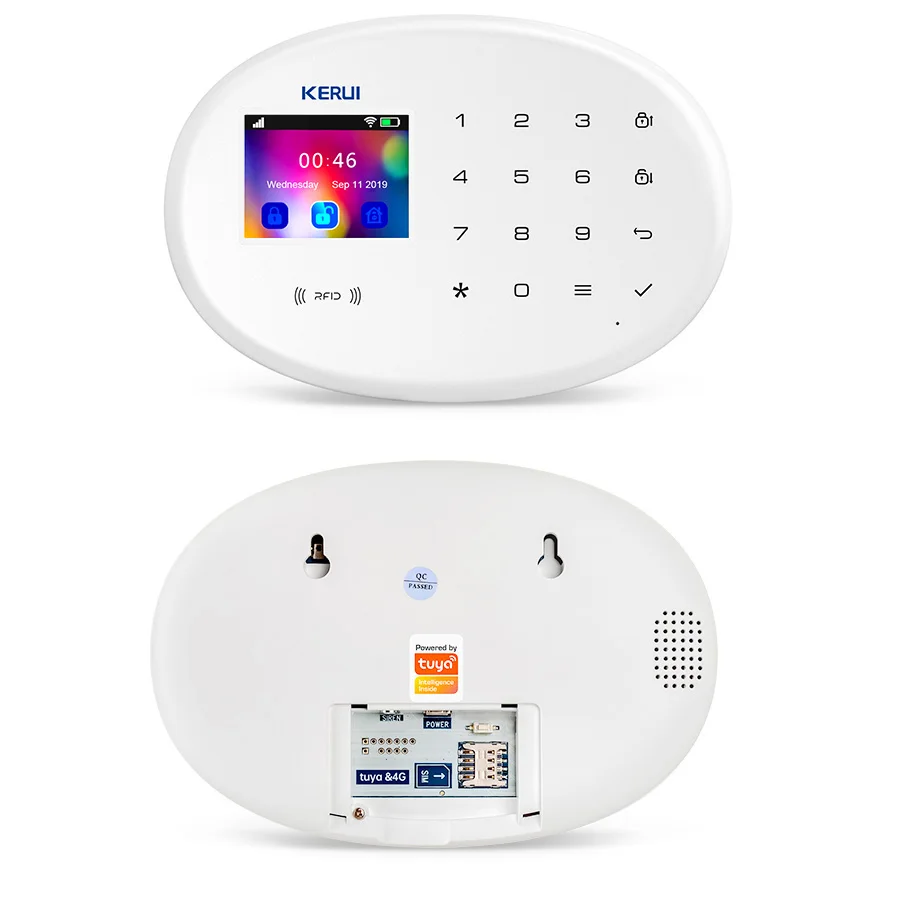 KERUI W204 WIFI 4G Tuyaスマートアラームシステム対応 2.4インチTFT 