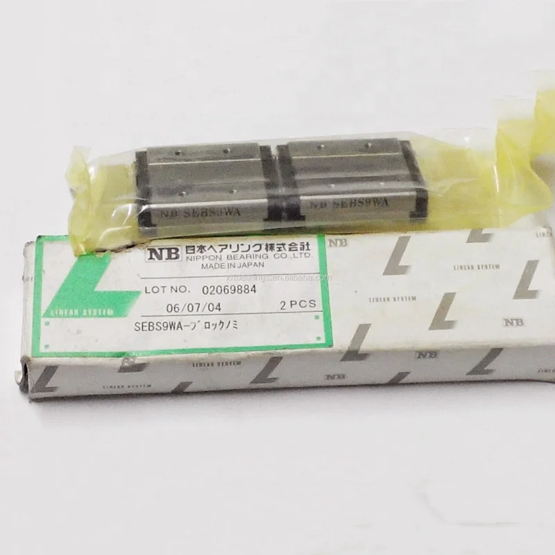 NB 日本ベアリング ミニチュアスライドガイド SEBS12B 370mm LMガイド 