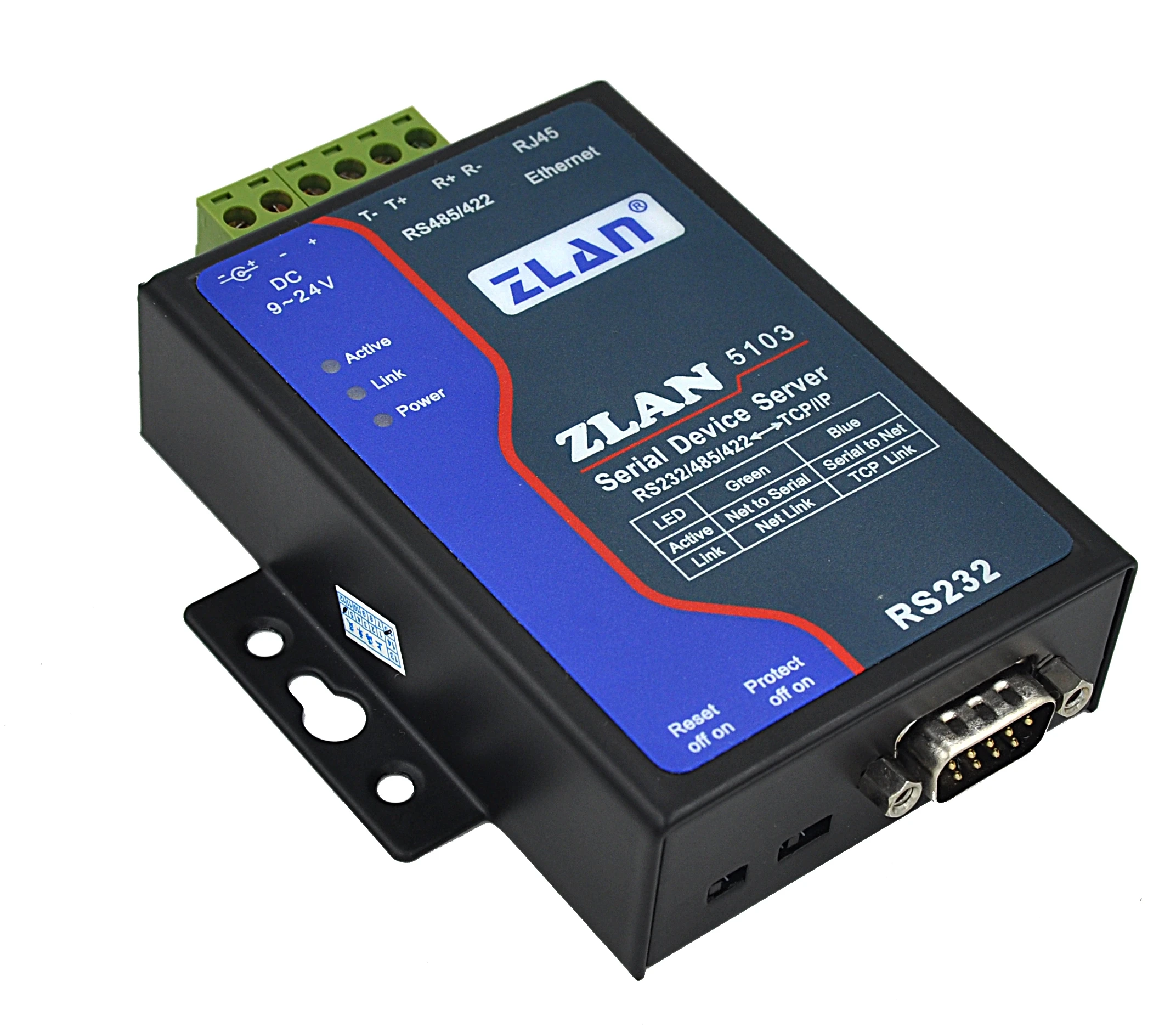 Module série T24 RS232 RS422 RS485 Ethernet TCP/IP avec le modèle de