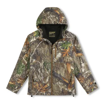 Fleece Lined Camo Heavy Weight Soft Shell Hunt Hunting Jacket For Men Camouflage Clothes