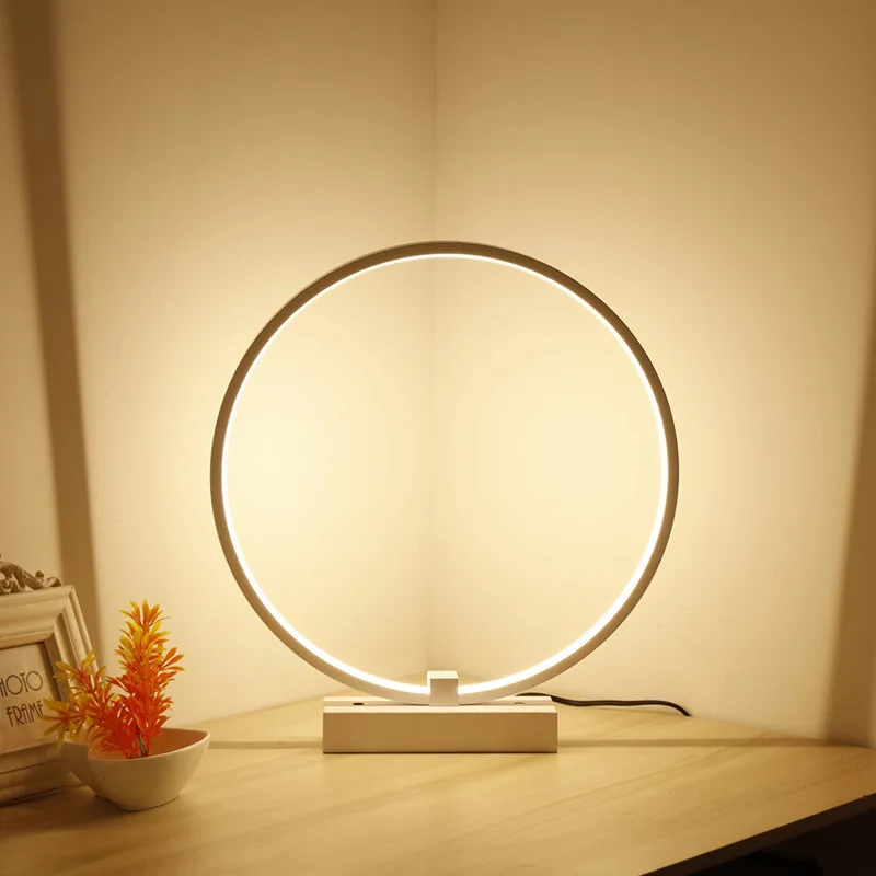 Simple table light bedroom bedside lamp decorative desk light post-modern personality study lamp