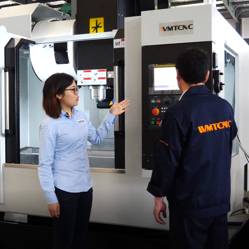 WMTCNC VMC850 Metal 5 Axis CNC Vertical Machining Center VMC850L Milling Machine for Sale in China