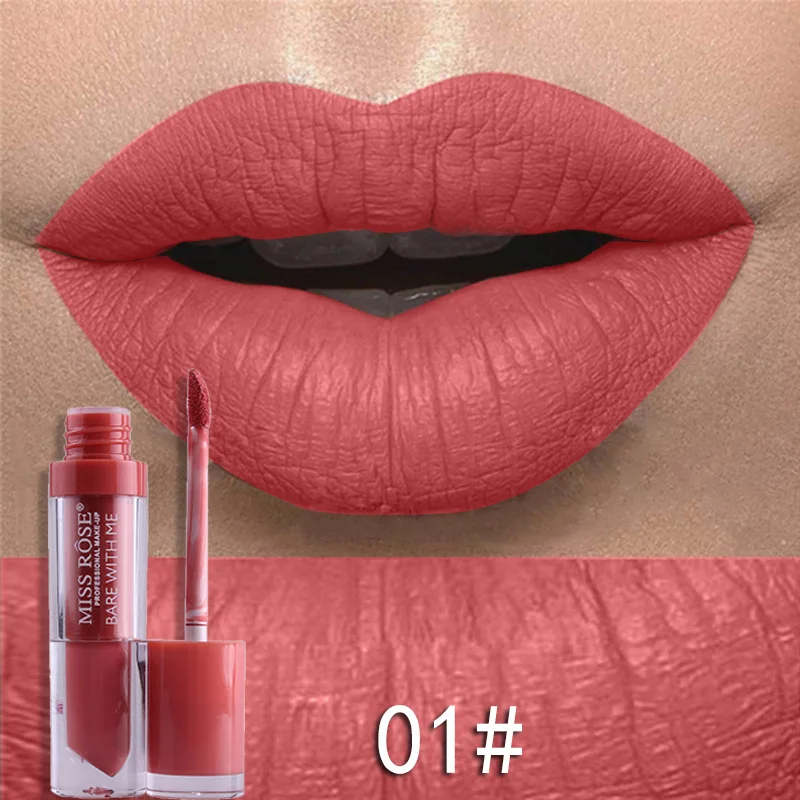 Buy Miss Rose Berry Me Matte Velvet Lipgloss Pigment Colors Nude