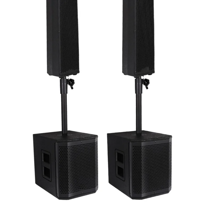 Portable Line Array Column Pa Dj System With Sub Bass Module Tws