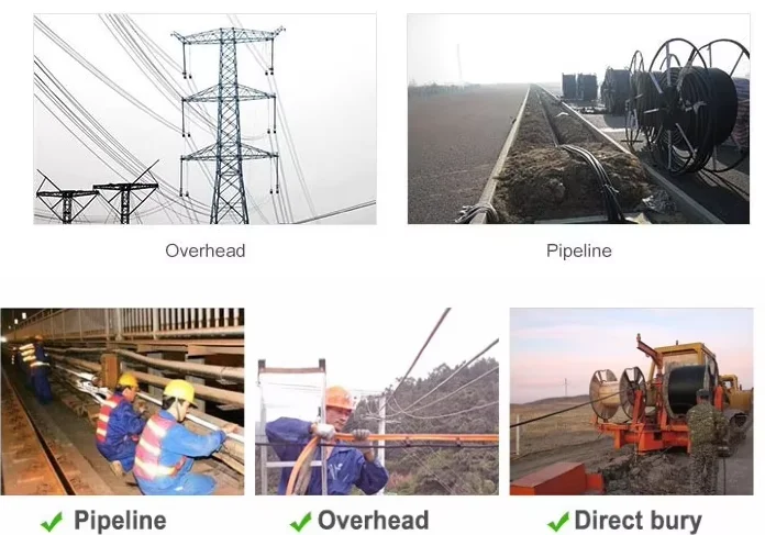 미니 자립형 8자형 광섬유 케이블 8/12/24/48 코어 옥외 공중 광케이블 GYTC8Y/GYTC8S/GYTC8A/GYXTC8A/GYXTC8Y 8