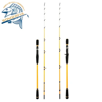 1.55m 1.7m 2 Section Carbon Solid Tip Spinning Casting Offshore Boat Slow Pitch Jigging Fishing Rod – Metal Jig – view 3