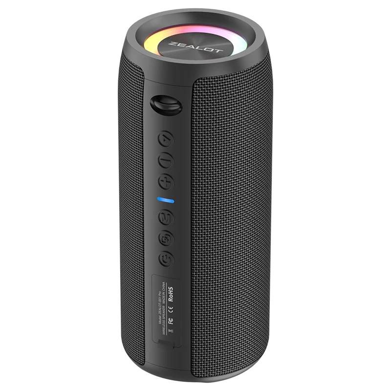 2台セットZEALOT ジーロット S51Pro ワイヤレス 高防水 40W新品 ZEALOT S51 PRO 40W Portable Wireless Waterproof Speaker with RGB