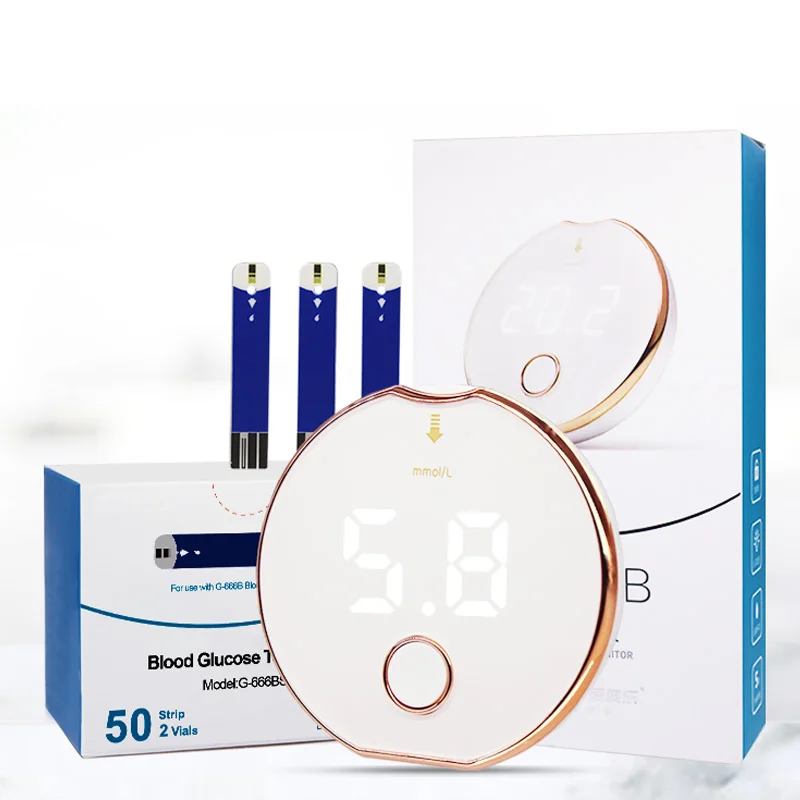 Code Free Diabetes Monitors Wireless Blood Glucose Meter Painless Blood Sugar Tester Diabetes Glucometer