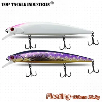Long-Cast Floating Minnow 130mm 225g Artificial Hard Bait Jerkbait Plastic Lifelike Without Hooks – Minnow – view 4