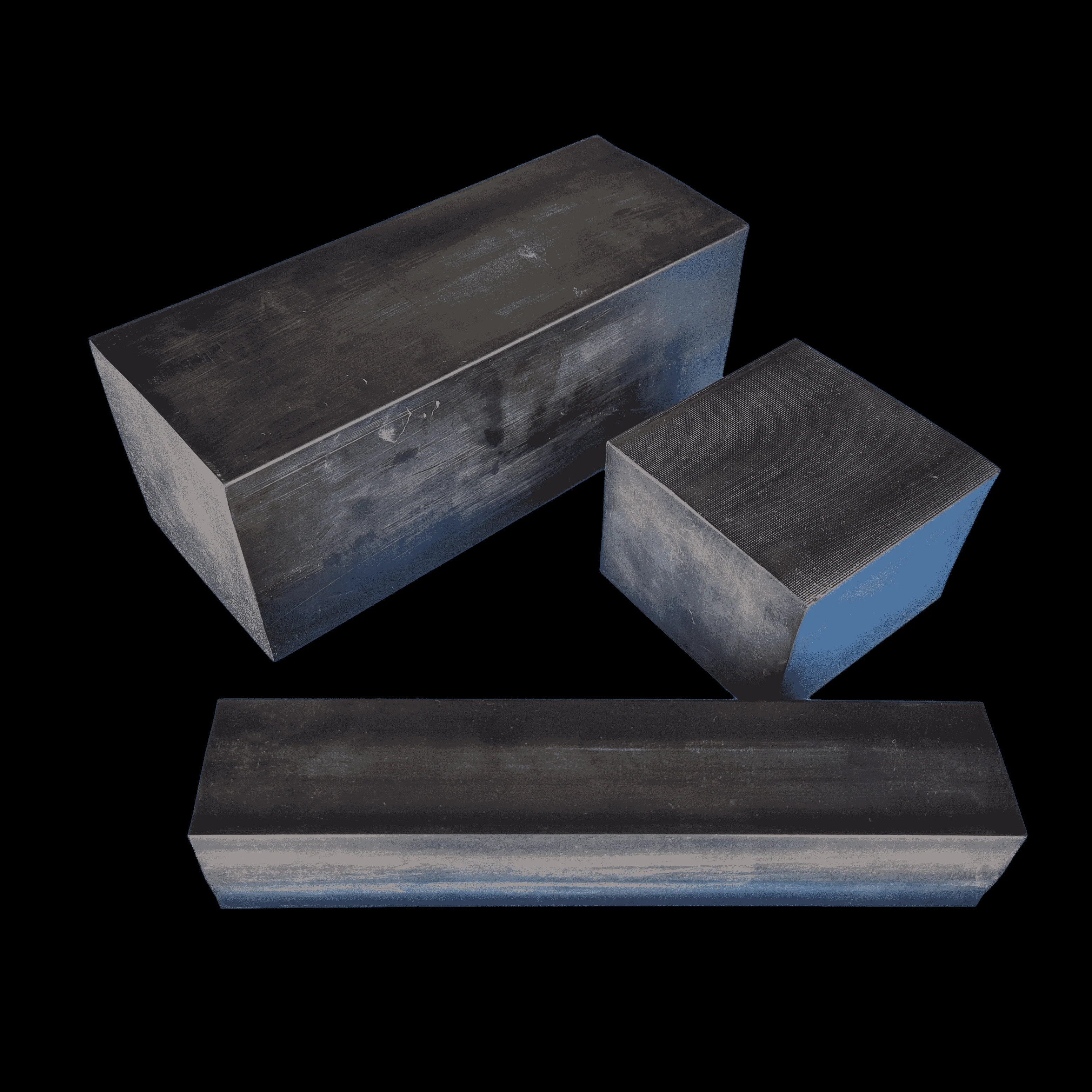 Vulcanized Rubber Block 4 X 4 Inches Work Bench Block Repair Pad