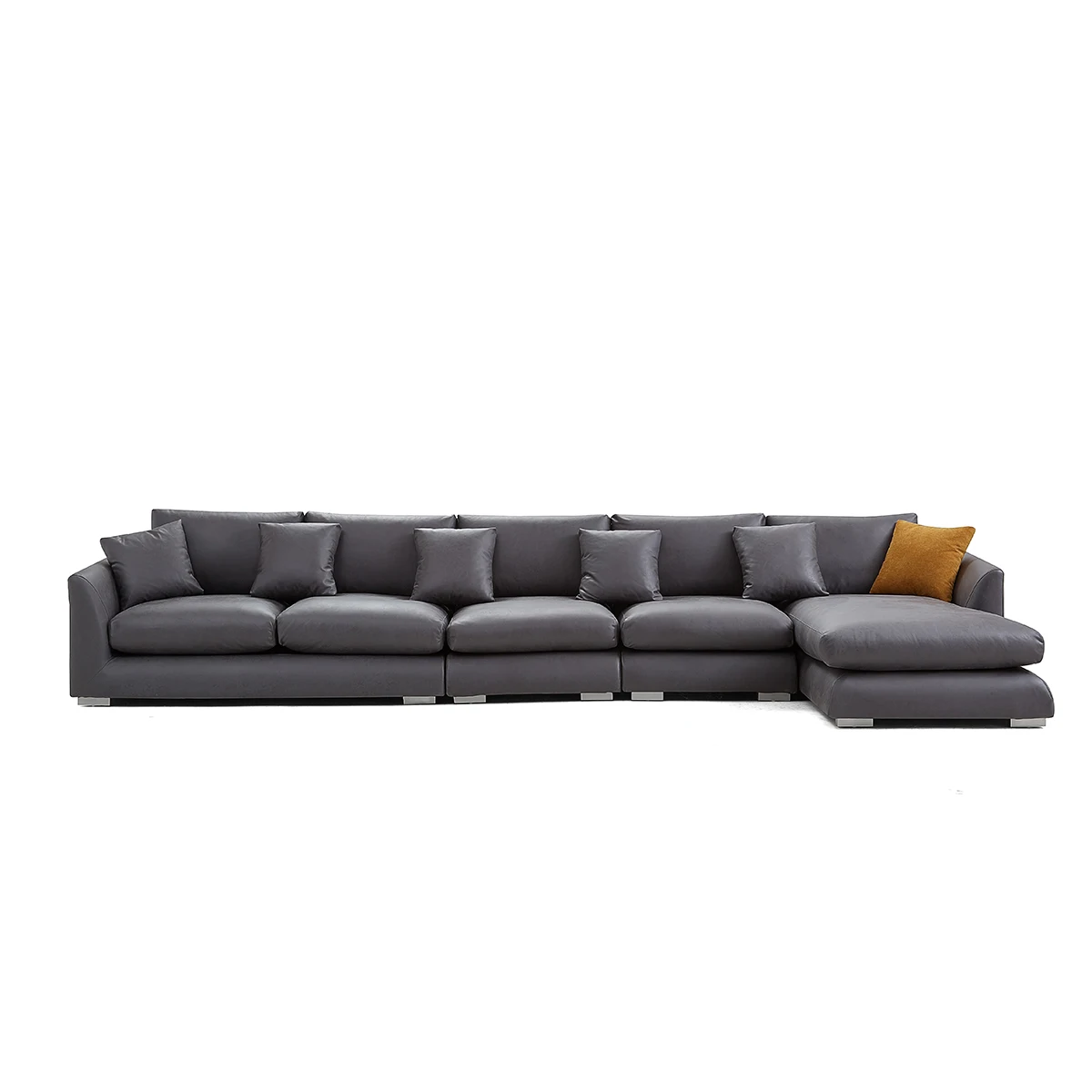 Living Room Modern Lowarm Sofa Modular Sofa Sectional 5 Seater Fabric