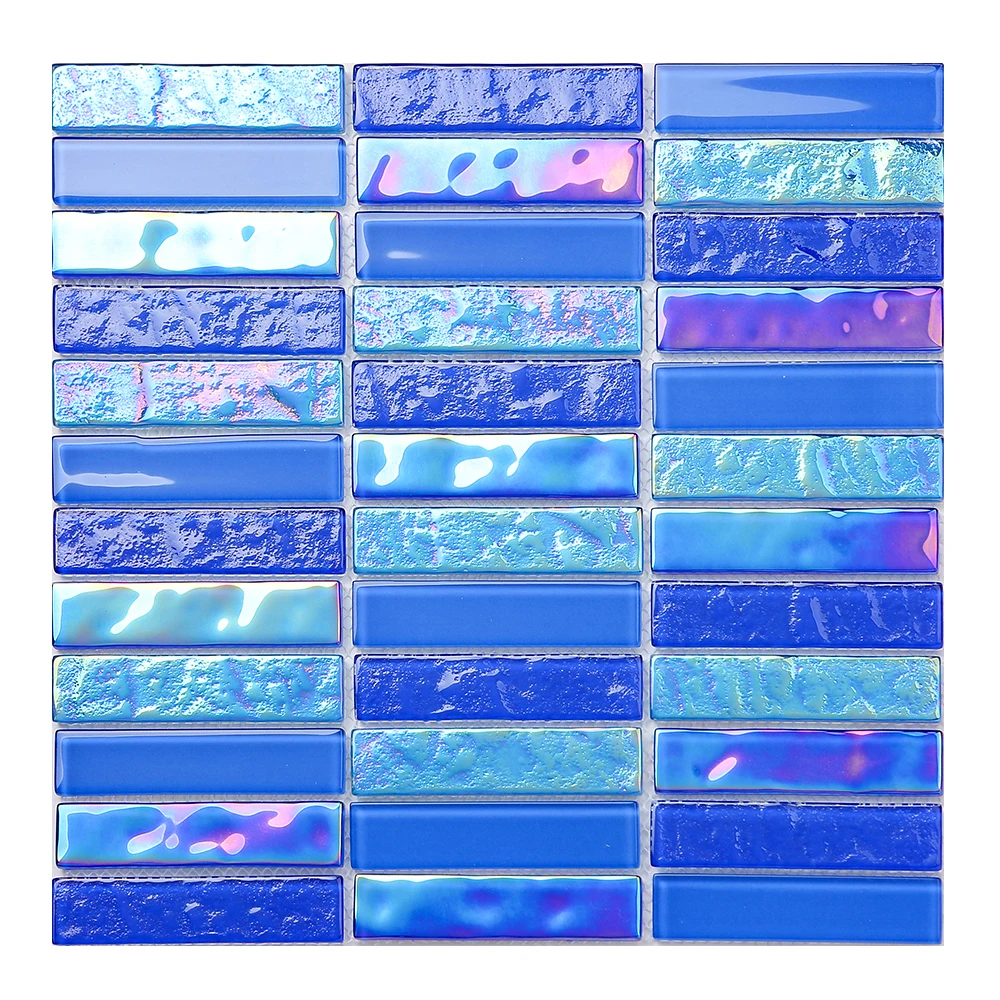 2020 new trend shinning glass mosaic tiles for mural bathroom tiles walls and floors