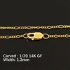 1,3 mm Oro Riempito