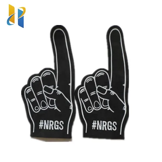 OEM & ODM индивидуальные спортивные лаконичные перчатки Eva из пенопласта, Пальцы для матчей, фанатов клубов