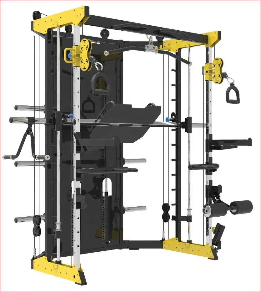 Multi Function Home Use Gym - Smith Machine Squat Rack