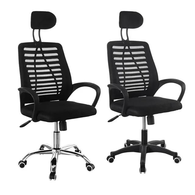 Hot Sale on Line Swivel Chair Price Black Mid-back Mesh Office Chair Computer Desk Chair