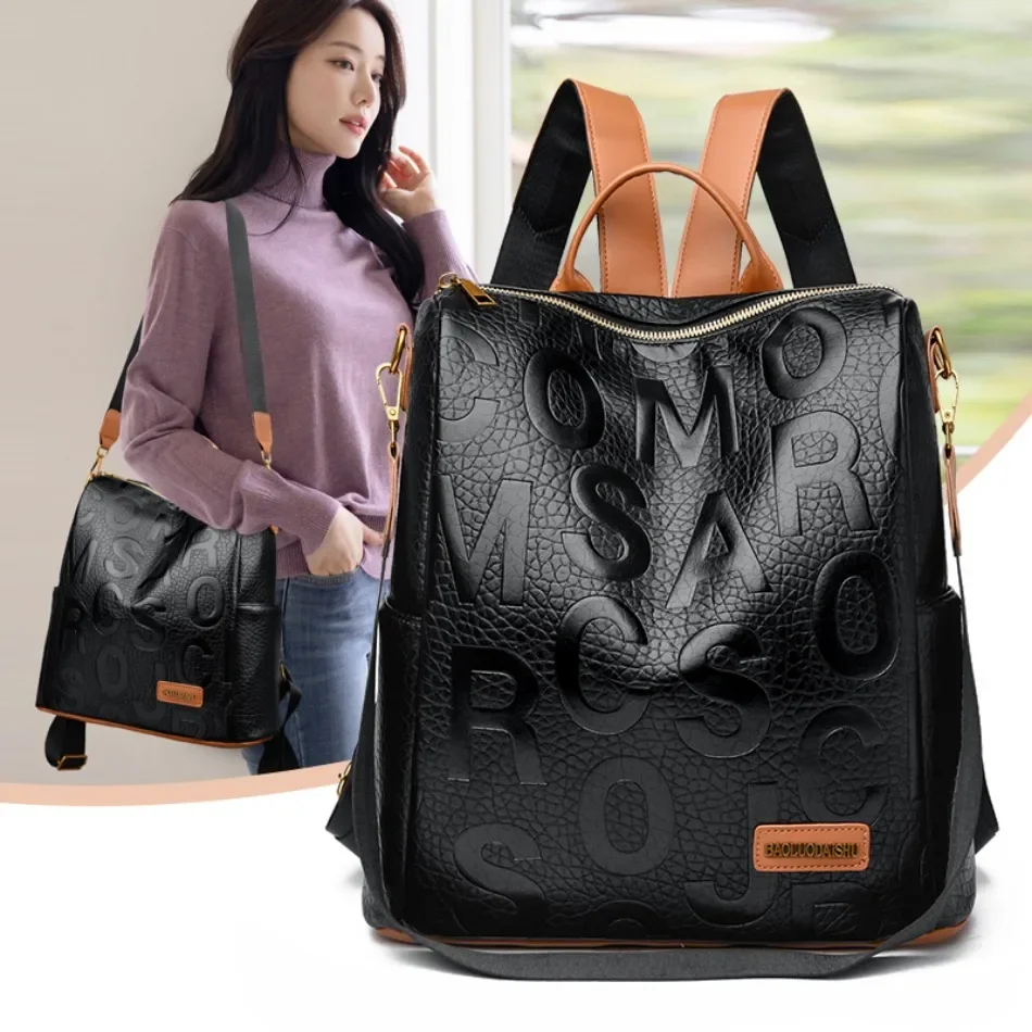 Fashion Luxury Women Backpacks Designer Custom Indentation  display picture 1