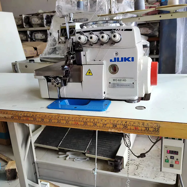Juki 6814d Industrial Serge Overlock Sewing Machine Heavy Duty Walking
