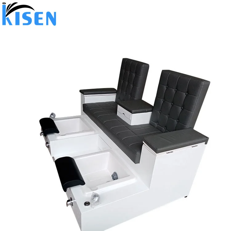 Kisen 2024 New Arrival New Design Luxury Foot Massage Spa Chair Nails Pedicure Chair for Sale