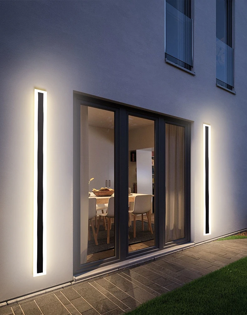 Modern Led Wall Sconce Outdoor Wall Washer Light Project Courtyard ...