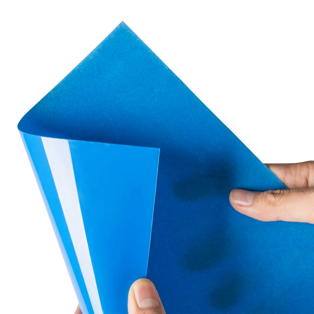 Soft Touch Velvet Flocking PVC Film Sheet High-End Colored Plastic for Stickers and Product Packaging Vacuum Forming Roll