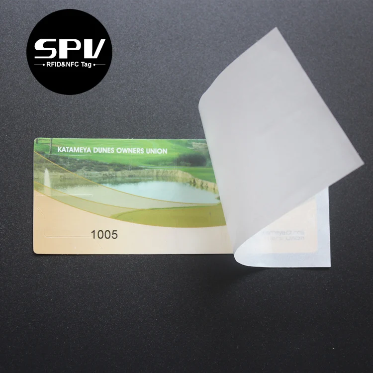 Customized RFID Tag Tamper Proof UHF Car Label Vehicle Windshield Sticker UCODE Windscreen Label